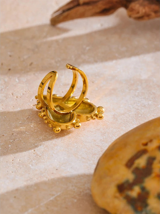 Heart love cast finger ring - product image