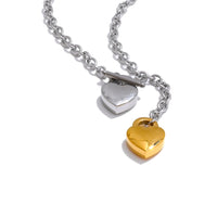 Heart Love Pendant Chain Necklace Women