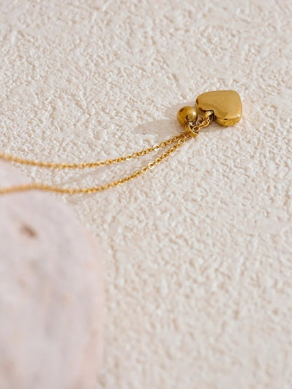 Heart pendant necklace romantic valentine jewelry - product image