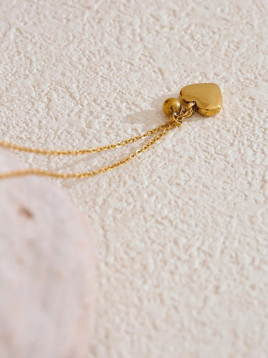 Heart pendant necklace romantic valentine jewelry - product image