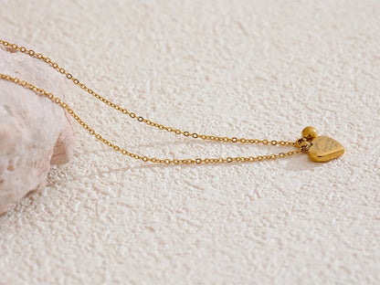 Heart pendant necklace romantic valentine jewelry - product image