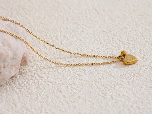 Heart pendant necklace romantic valentine jewelry - product image