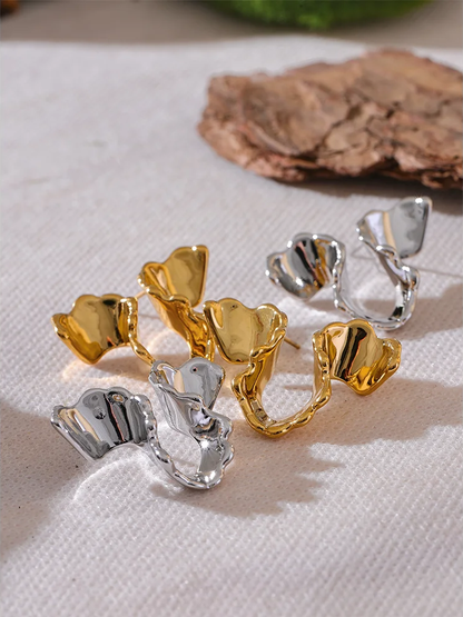 Irregular modern stud earrings women - product image