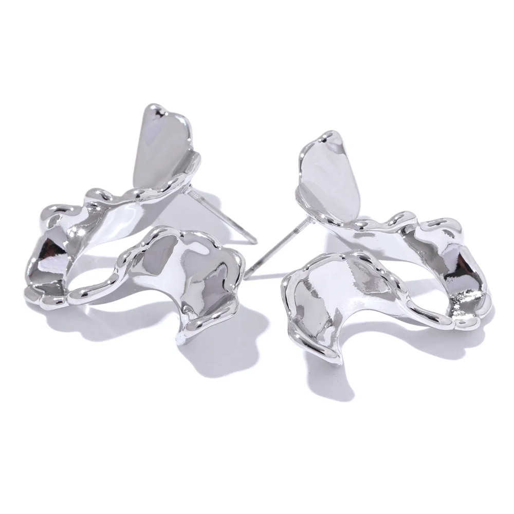 Irregular modern stud earrings women - product image