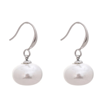 Korean style simulated pearls chic dangle earrings - product image