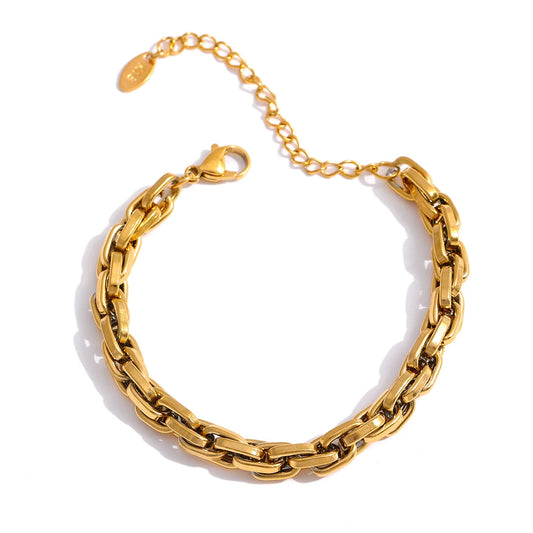 Link chain contemporary fashion party necklace women - product image