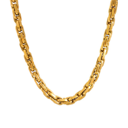 Link chain contemporary fashion party necklace women - product image