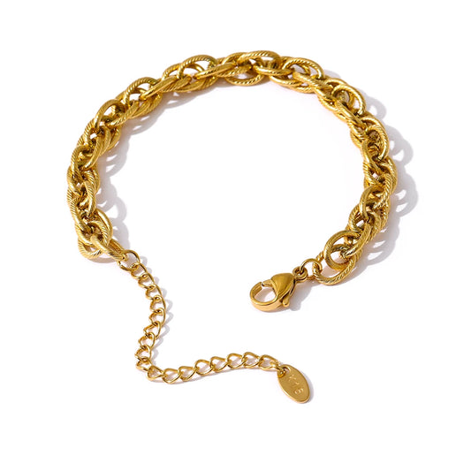 Link chain contemporary fashion party necklace women - product image