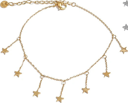 Long star chain beach anklet women fashion - product image