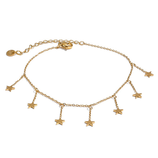Long star chain beach anklet women fashion - product image