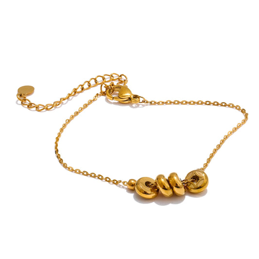 Lucky coin removable link chain bracelet - product image