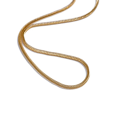 Metal chain necklace bracelet bangle set - product image