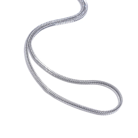 Metal chain necklace bracelet bangle set - product image