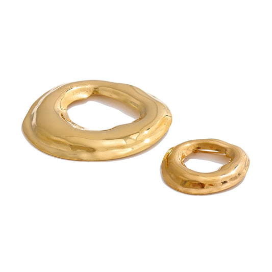 Metal contemporary brooch pin unisex accessories - product image