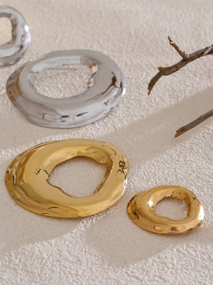 Metal contemporary brooch pin unisex accessories - product image