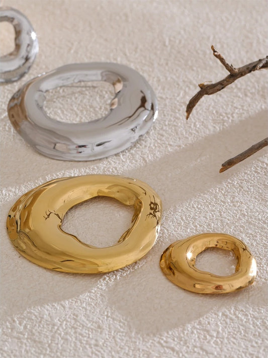 Metal contemporary brooch pin unisex accessories - product image