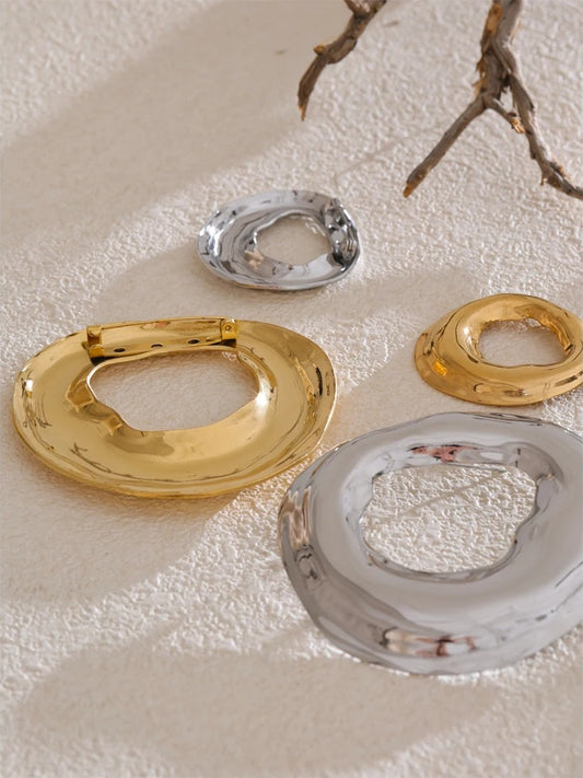 Metal contemporary brooch pin unisex accessories - product image