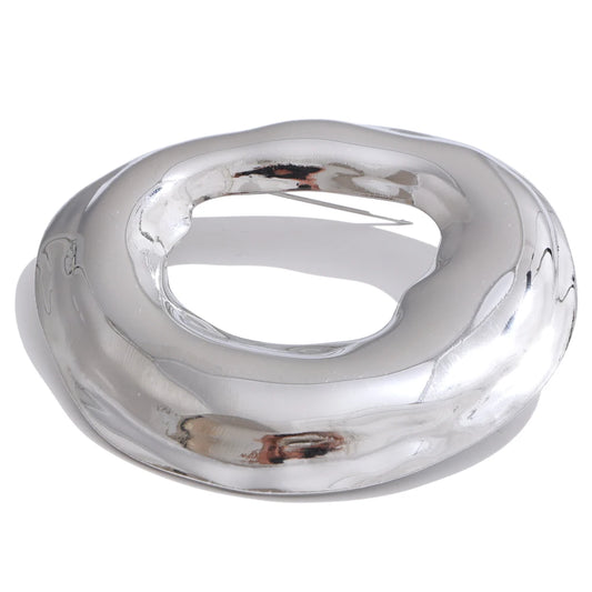 Metal contemporary brooch pin unisex accessories - product image