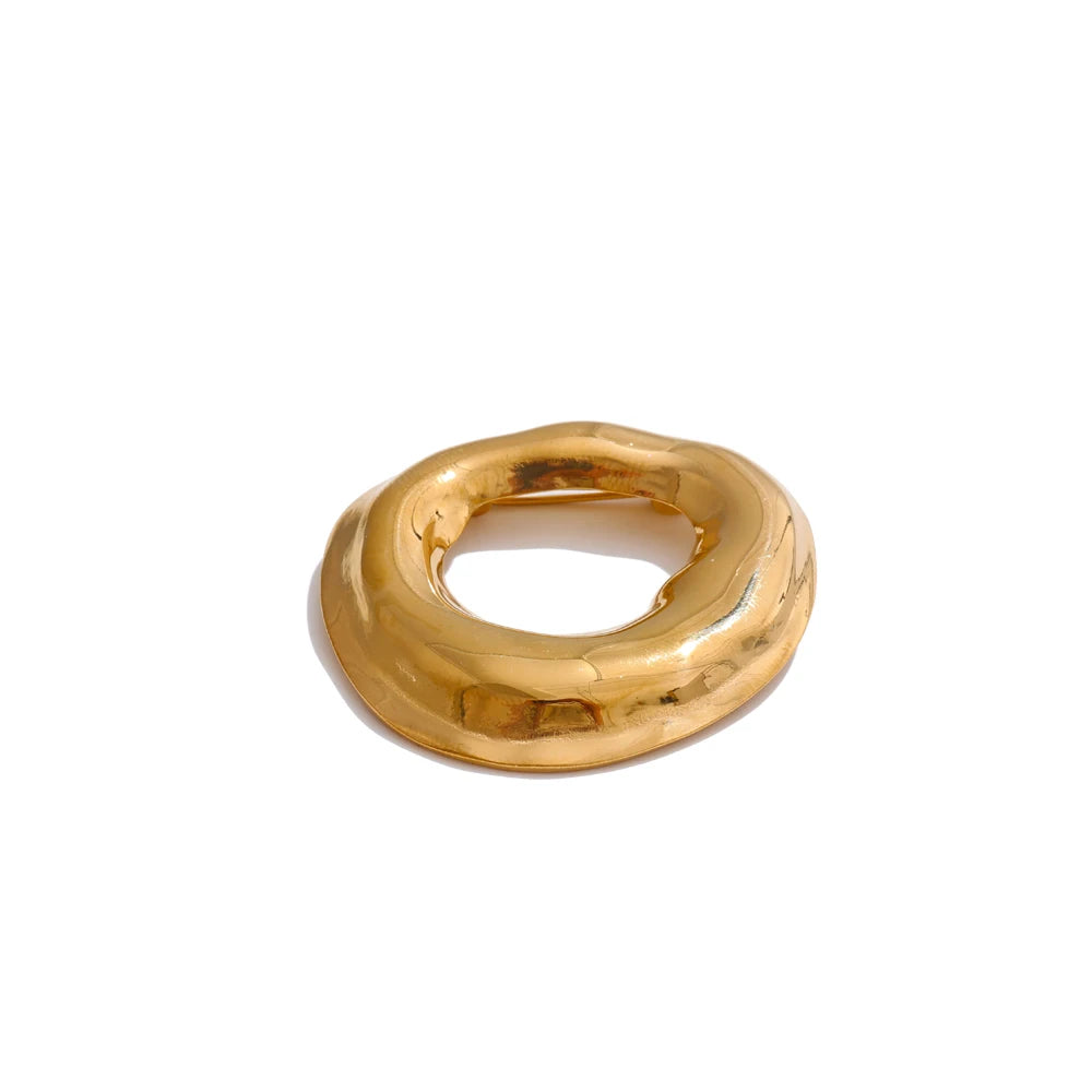 Metal contemporary brooch pin unisex accessories - product image