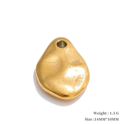 Metal leaf flower insect charm diy jewelry - product image