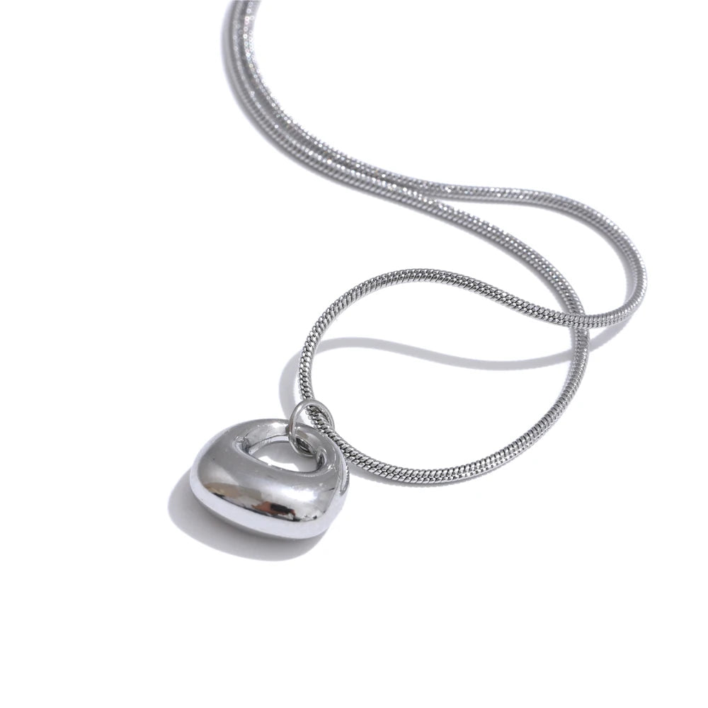 Minimalist abstract small bag pendant necklace - product image