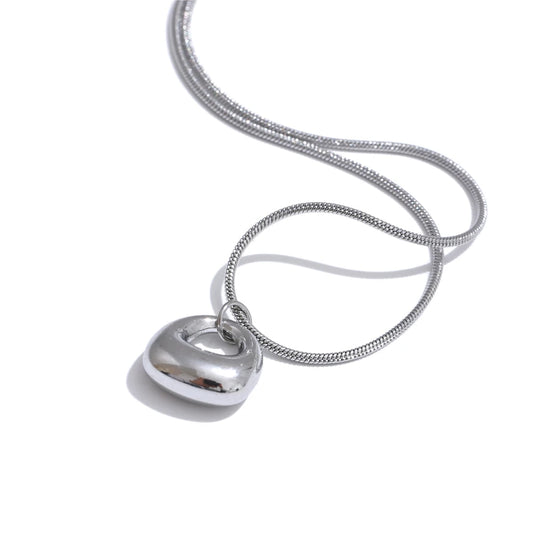 Minimalist abstract small bag pendant necklace - product image