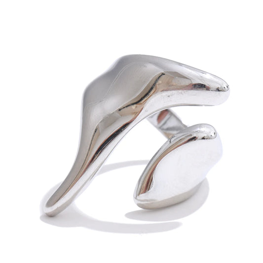 Minimalist adjustable daily fashion ring - product image