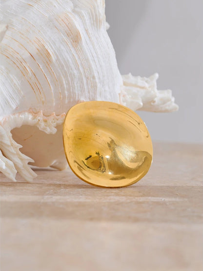 Minimalist big round abstract brooch pin unisex - product image