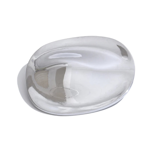 Minimalist big round abstract brooch pin unisex - product image
