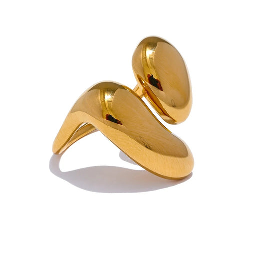 Minimalist casting modern fashion resizable women's ring - product image