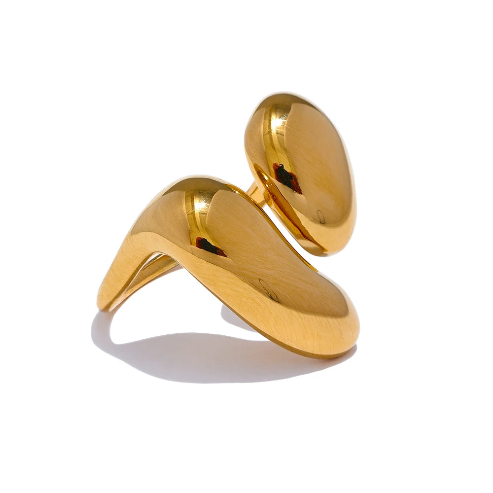 Minimalist casting modern fashion resizable women's ring - product image