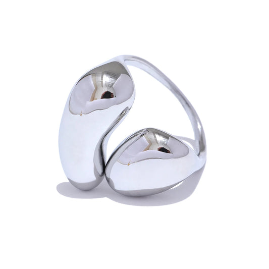 Minimalist casting modern fashion resizable women's ring - product image
