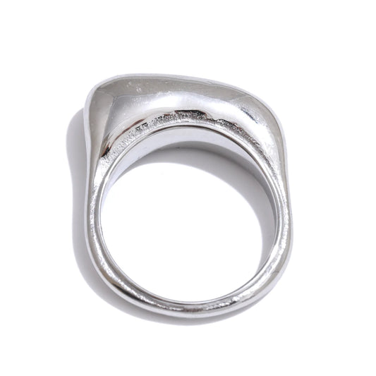 Minimalist casting modern waterproof fashion ring - product image