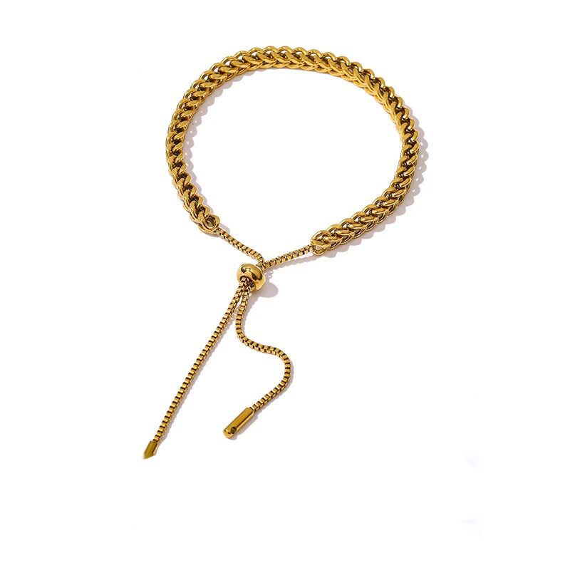 Minimalist link chain minimalist statement bracelet - product image