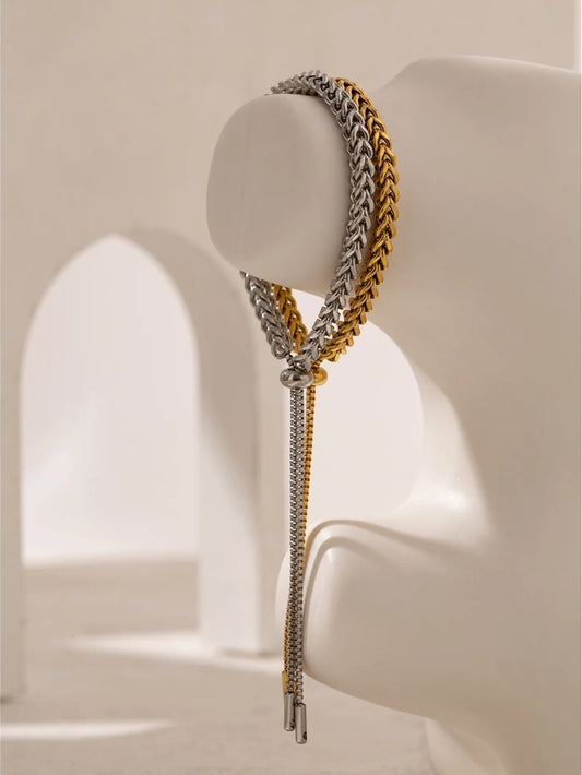 Minimalist link chain minimalist statement bracelet - product image