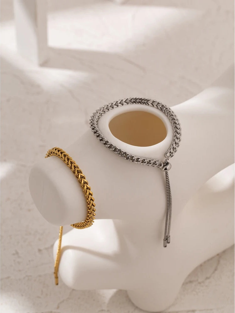 Minimalist link chain minimalist statement bracelet - product image