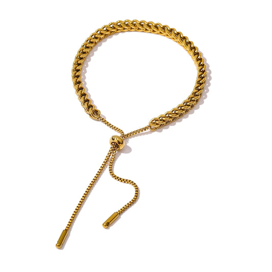 Minimalist link chain minimalist statement bracelet - product image