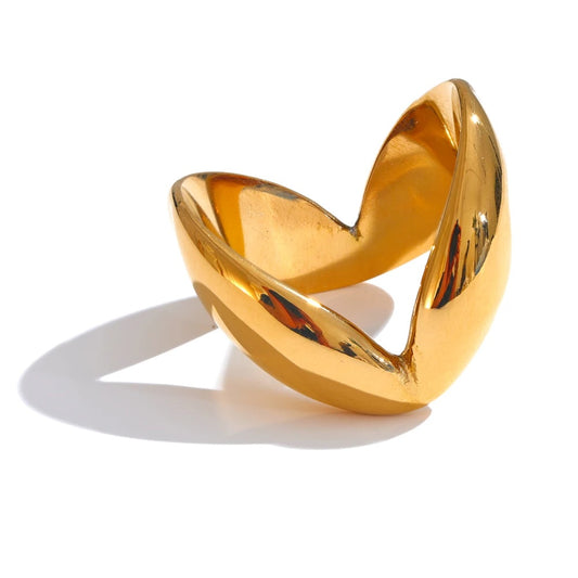 Minimalist modern fashion finger ring - product image