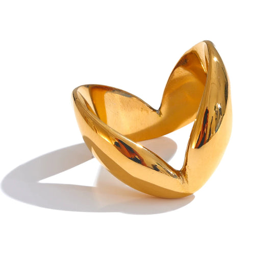 Minimalist modern fashion finger ring - product image