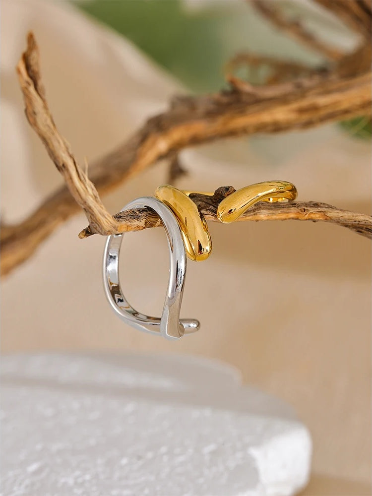 Minimalist open chic adjustable thin finger ring - product image