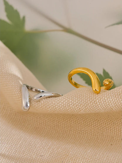 Minimalist open chic adjustable thin finger ring - product image