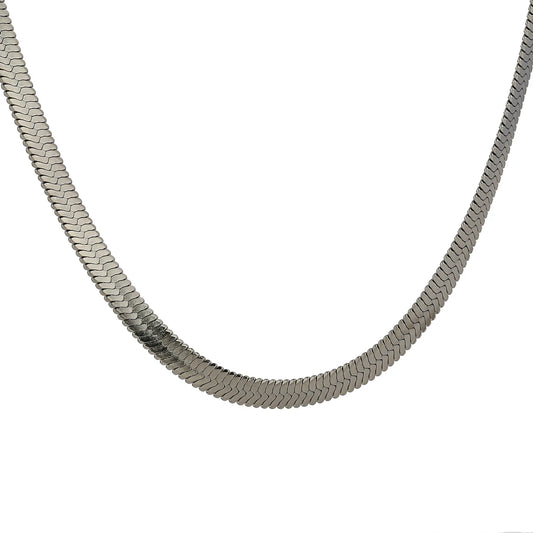Minimalist snake chain trendy necklace - product image