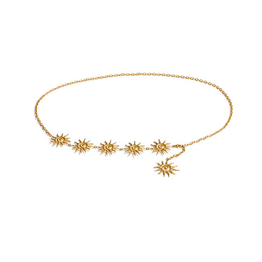Minimalist sun belly waist chain body jewelry - product image