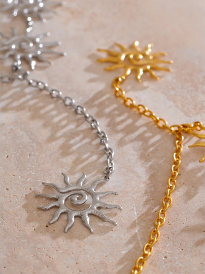 Minimalist sun belly waist chain body jewelry - product image
