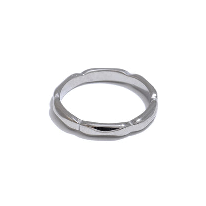 Minimalist thin casting abstract ring - product image