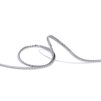 Minimalist thin chain collar necklace - product image