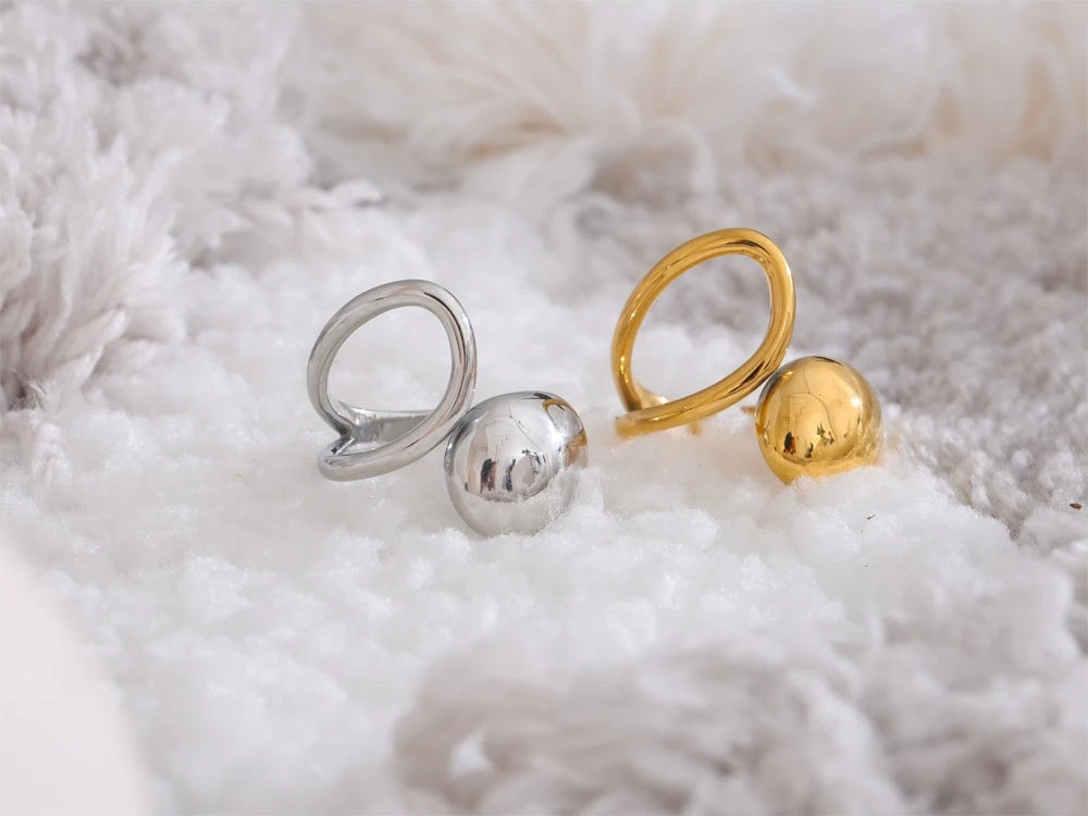 Modern open adjustable fashion ring - product image