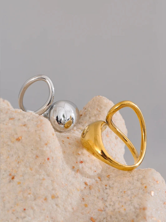 Modern open adjustable fashion ring - product image