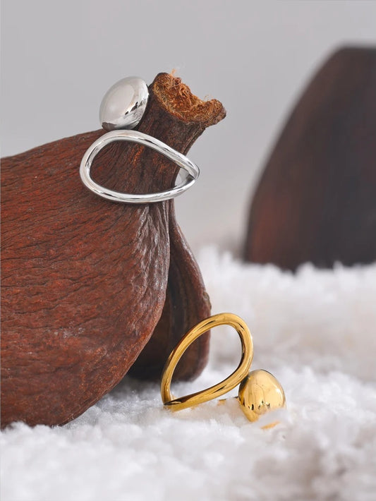 Modern open adjustable fashion ring - product image