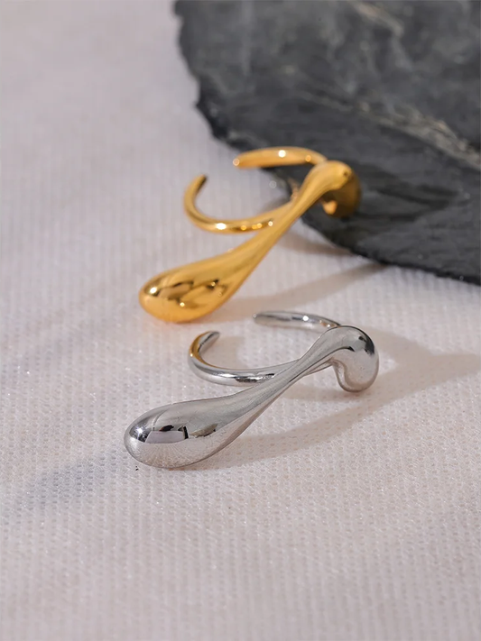 Modern open personalized fashion ring - product image